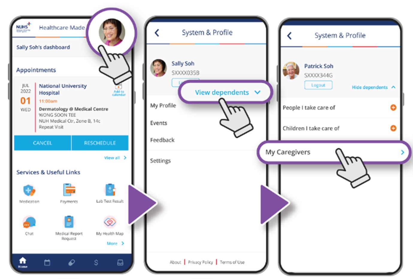 Request for Medical Report using Singpass 2