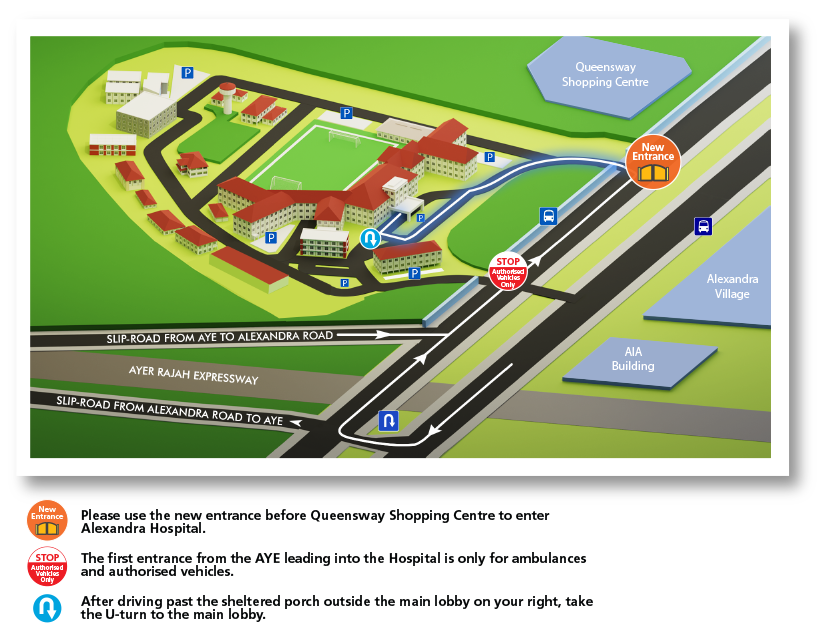 Driving Instructions Map