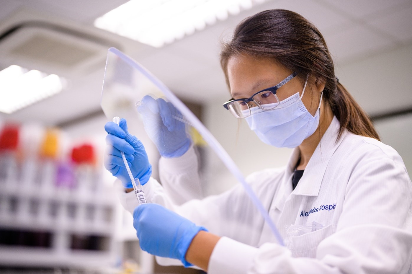 Staff in a lab