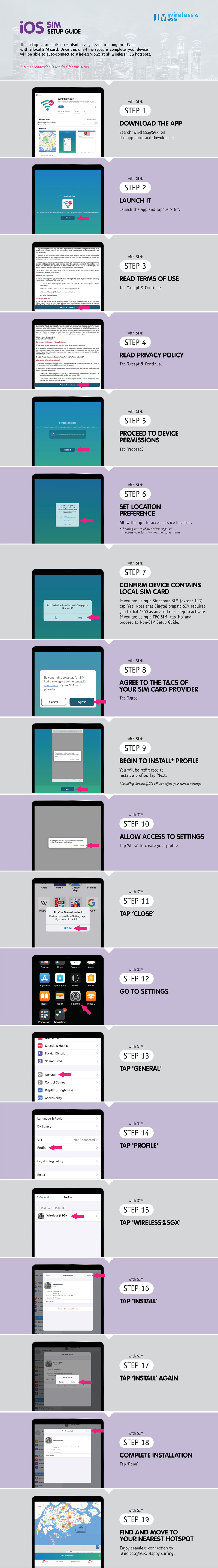 iOS SIM Setup Guide