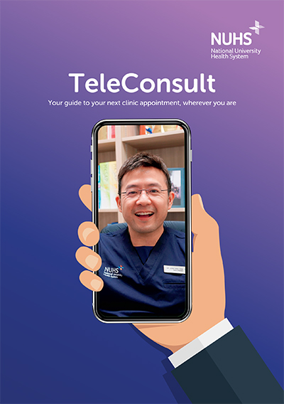 NUHS TeleConsult Patient Brochure Cover