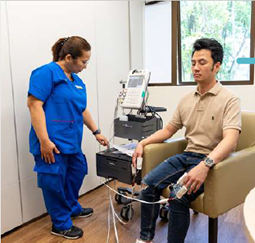 Patient Receiving a Treatment