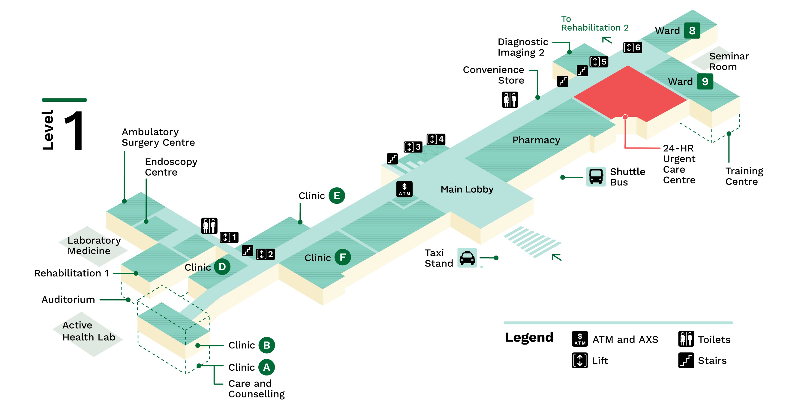 Urgent Care Centre Map